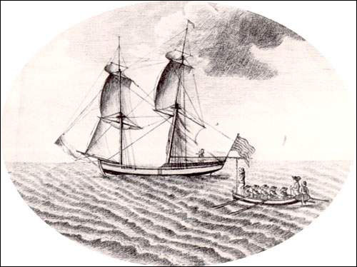 An American Brig in Trepassey Harbour, 4 July 1786 An American Brig in Trepassey Harbour, 4 July 1786