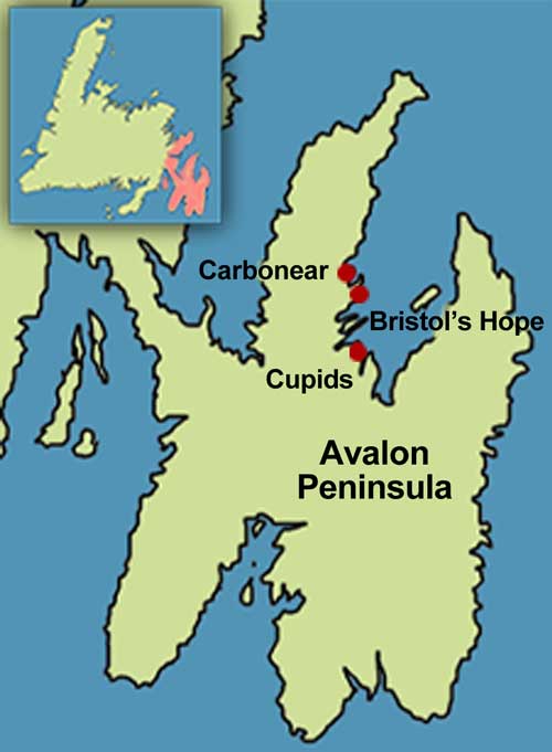 Avalon Peninsula Map Avalon Peninsula Map