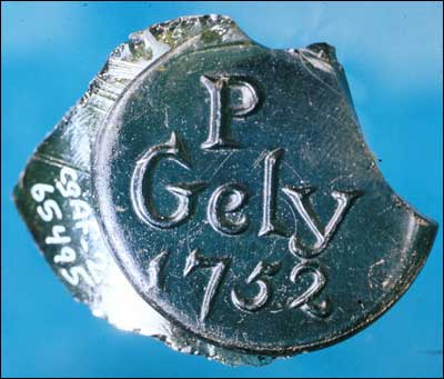 Bottle Seal P Gely 1752 Bottle Seal P Gely 1752