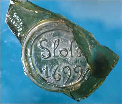 Bottle Seal Sloss 1699 Bottle Seal Sloss 1699