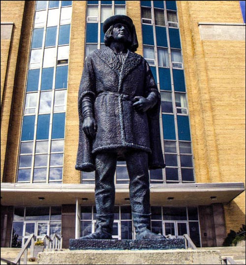 The Statue of John Cabot Outside the Confederation Building in St. John's, NL The Statue of John Cabot Outside the Confederation Building in St. John's, NL