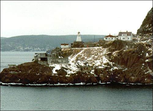 View of the Fort Amherst site, St. John's Harbour, 1997 View of the Fort Amherst site, St. John's Harbour, 1997