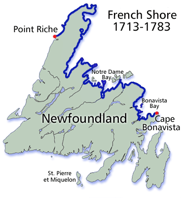 French Shore 1713-1783 French Shore 1713-1783