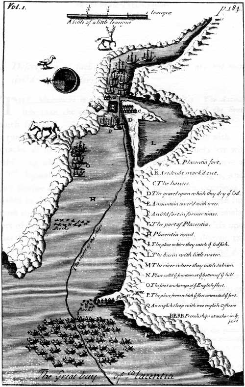 Map of Placentia, 1703 Map of Placentia, 1703