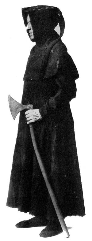 A Norse Woollen Garment with a Head Covering A Norse Woollen Garment with a Head Covering