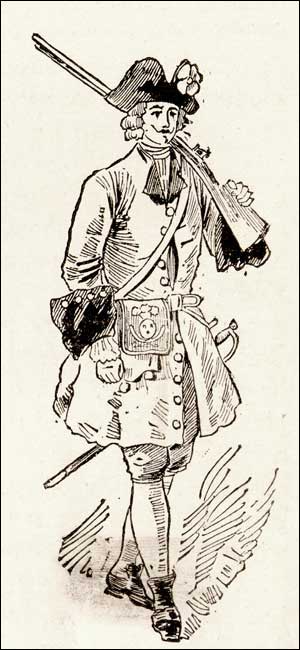 Sketch of a French Soldier, ca. 1705 Sketch of a French Soldier, ca. 1705