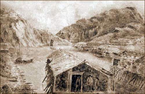 Quidi Vidi Harbour, 1801 Quidi Vidi Harbour, 1801