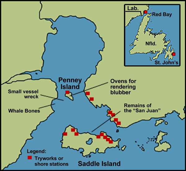 Saddle Island and Red Bay Saddle Island and Red Bay, Labrador