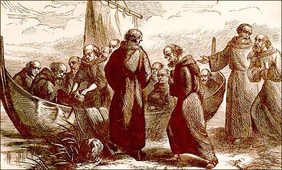 St. Brendan and his Brethren Setting Sail, n.d. St. Brendan and his Brethren Setting Sail, n.d.