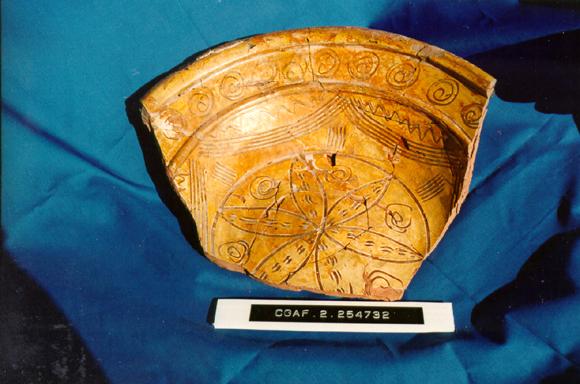 A Sgraffito Bowl After Conservation A Sgraffito Bowl After Conservation