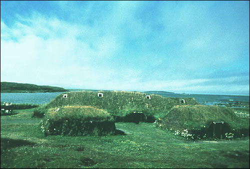 Sod Building Replicas at L'Anse aux Meadows Sod Building Replicas at L'Anse aux Meadows