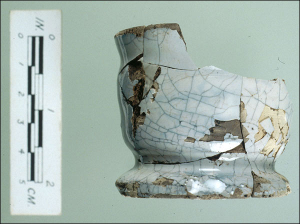 Tin-Glazed Ceramic Pot
