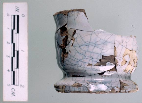 White Tin-glazed "Puzzle Jug" White Tin-glazed "Puzzle Jug"