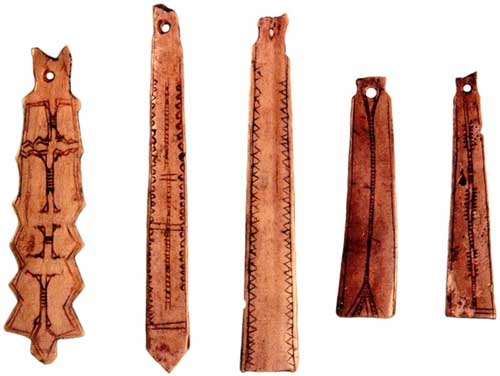 Beothuk Carved Bone Objects Beothuk Carved Bone Objects