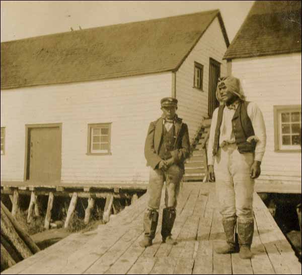 Edward Rich (right) and Son, 1909 Edward Rich (right) and Son, 1909