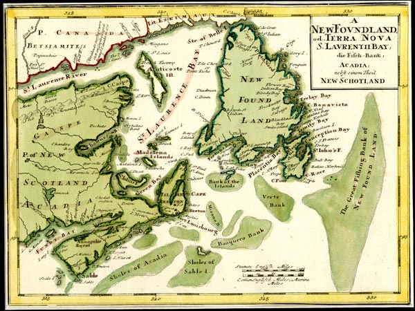 Herman Moll Map, ca. 1747 Herman Moll Map, ca. 1747