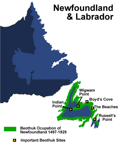 Beothuk Occupation of Newfoundland, 1497 - 1829 Beothuk Occupation of Newfoundland, 1497 - 1829