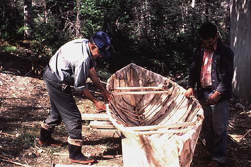 Mi'kmaq Skin Canoe Construction Mi'kmaq Skin Canoe Construction