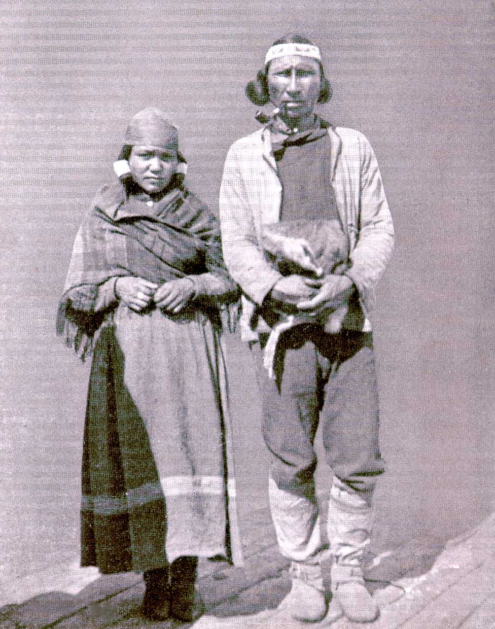 An Innu Couple, Labrador, 1910 An Innu Couple, Labrador, 1910