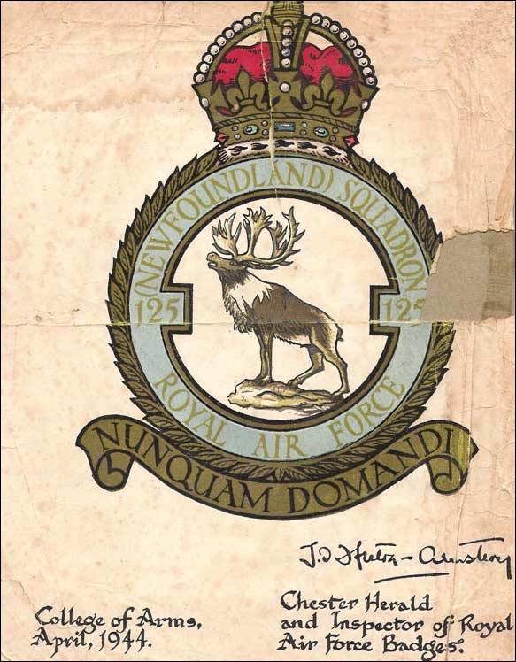 Crest of the No. 125 (Newfoundland) Squadron Crest of the No. 125 (Newfoundland) Squadron
