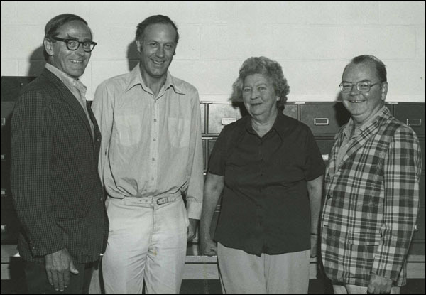 DNE Editors and Halley, 1978 DNE Editors and Halley, 1978