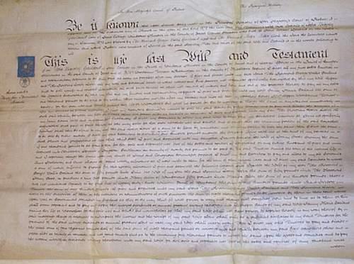 Last Will and Testament Last Will and Testament
