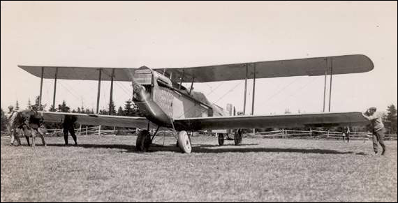 Plane Flown by Hawker and Grieve Plane Flown by Hawker and Grieve