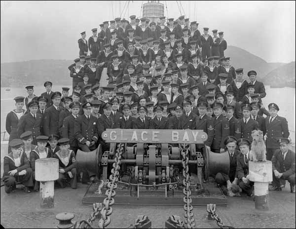 HMCS Glace Bay at St. Johns, 19 June 1945