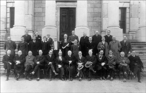 Members of the last House of Assembly, 1933 Members of the last House of Assembly, 1933