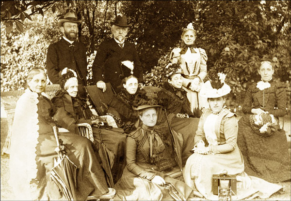 Group Photo Showing Jessie Carson Job, ca. 1900 Group Photo Showing Jessie Carson Job, ca. 1900