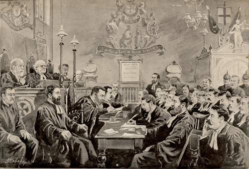 The Newfoundland Election Trials: Mr. Justice Little Delivering Judgment, 1894 The Newfoundland Election Trials: Mr. Justice Little Delivering Judgment, 1894