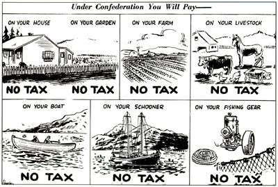 No Tax Pro-Confederate Cartoon No Tax Pro-Confederate Cartoon