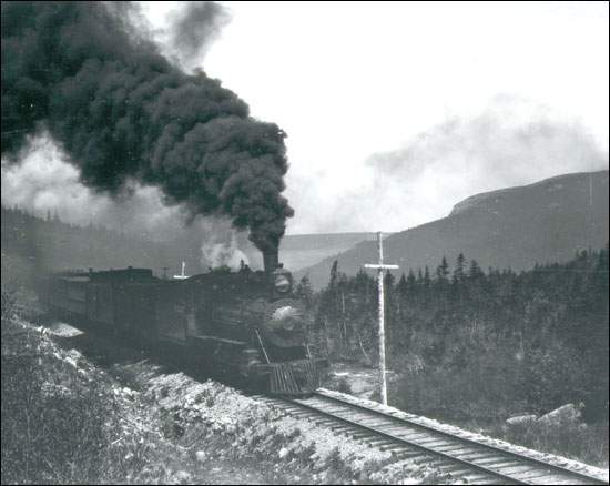 Locomotive No. 103 at Topsail Pond, ca. 1900 Locomotive No. 103 at Topsail Pond, ca. 1900
