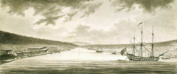 A Royal Navy Vessel, 1786 A Royal Navy Vessel, 1786