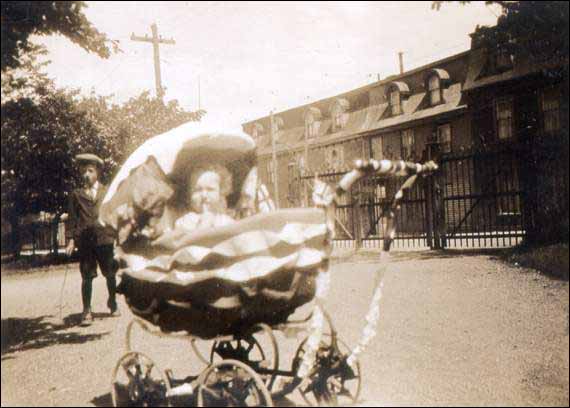 A Participant in a Perambulator Parade Held in St. John's in the 1920s A Participant in a Perambulator Parade Held in St. John's in the 1920s