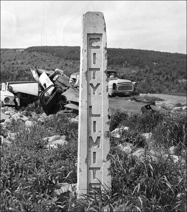 City Limits Marker, ca. 1970 City Limits Marker, ca. 1970