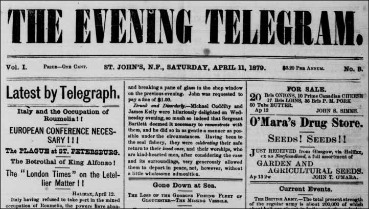 The Evening Telegram, 1879 The Evening Telegram, 1879