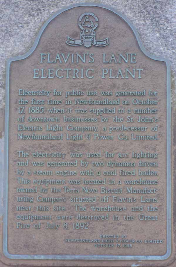 Flavin's Lane Plaque, 2011 Flavin's Lane Plaque, 2011