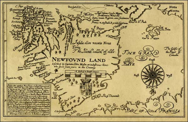 John Mason's Map, ca. 1625 John Mason's Map, ca. 1625