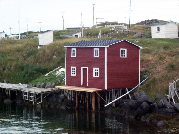 John Whitt's Stage, Change Islands, NL, after Restoration