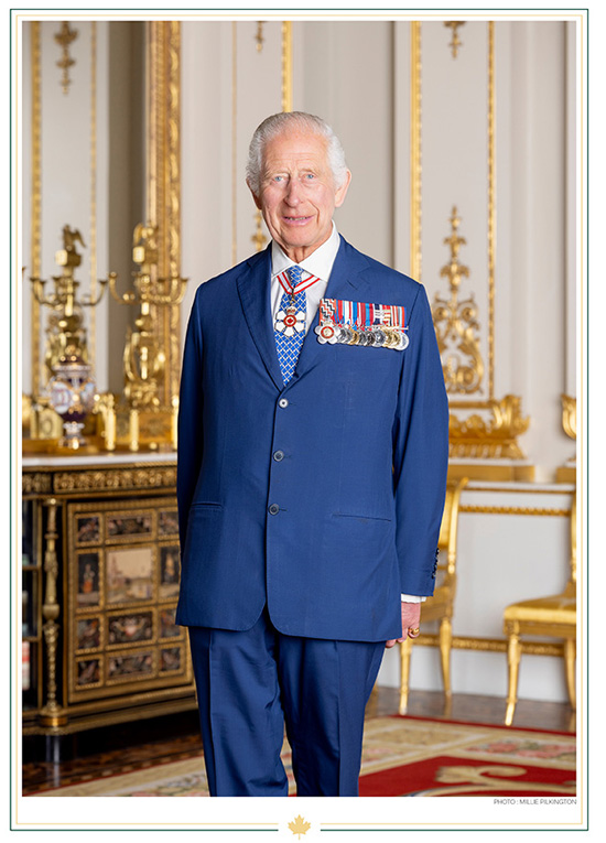 His Majesty King Charles III, King of Canada His Majesty King Charles III, King of Canada