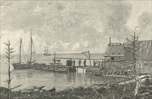 Messrs. Forest and Shearer's Lobster Factory, Brig Bay, N.W. Coast Messrs. Forest and Shearer's Lobster Factory, Brig Bay, N.W. Coast