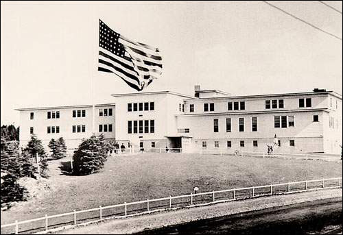 Base Headquarters Building, Fort Pepperrell, ca. 1950 Base Headquarters Building, Fort Pepperrell, ca. 1950