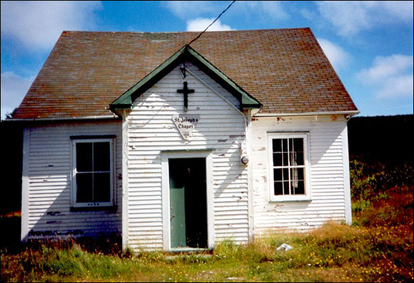 St. Joseph's Chapel, Blackhead, St. John's, NL, before Restoration