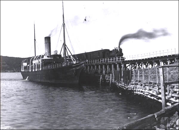 Train and Coastal Boat, post-1897 Train and Coastal Boat, post-1897