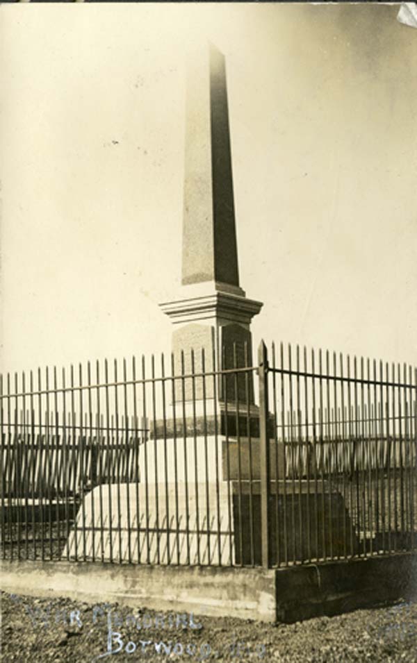 Botwood War Cenotaph, 1921