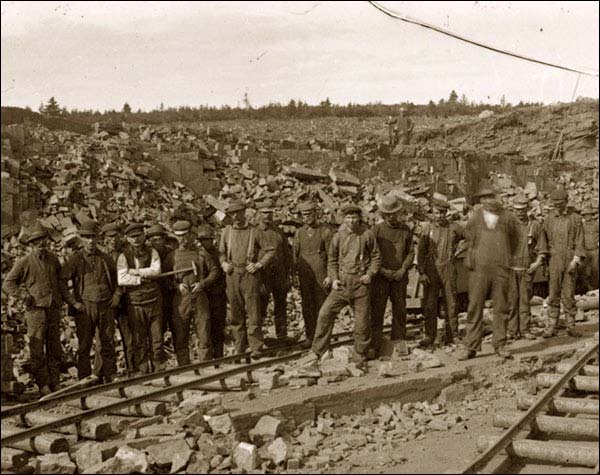 Miners at Bell Island, post-1895