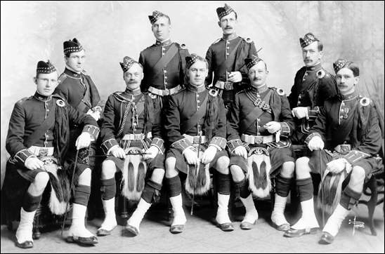 Newfoundland Highlanders in Kilts, ca. 1910