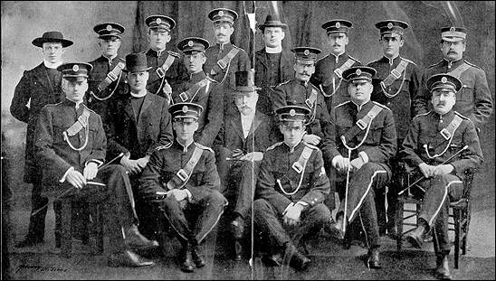 Officers of the Methodist Guards, ca. 1910
