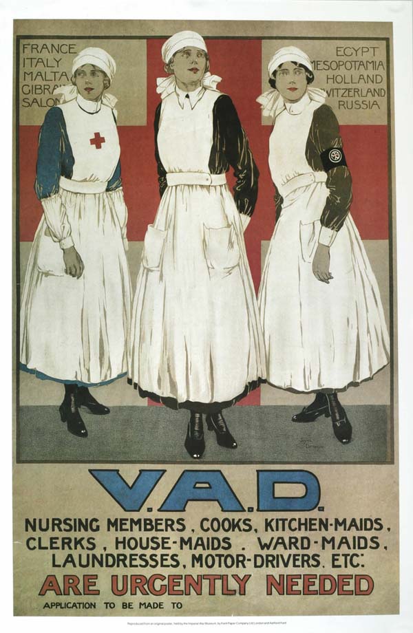 VAD Poster, ca. 1914-1918